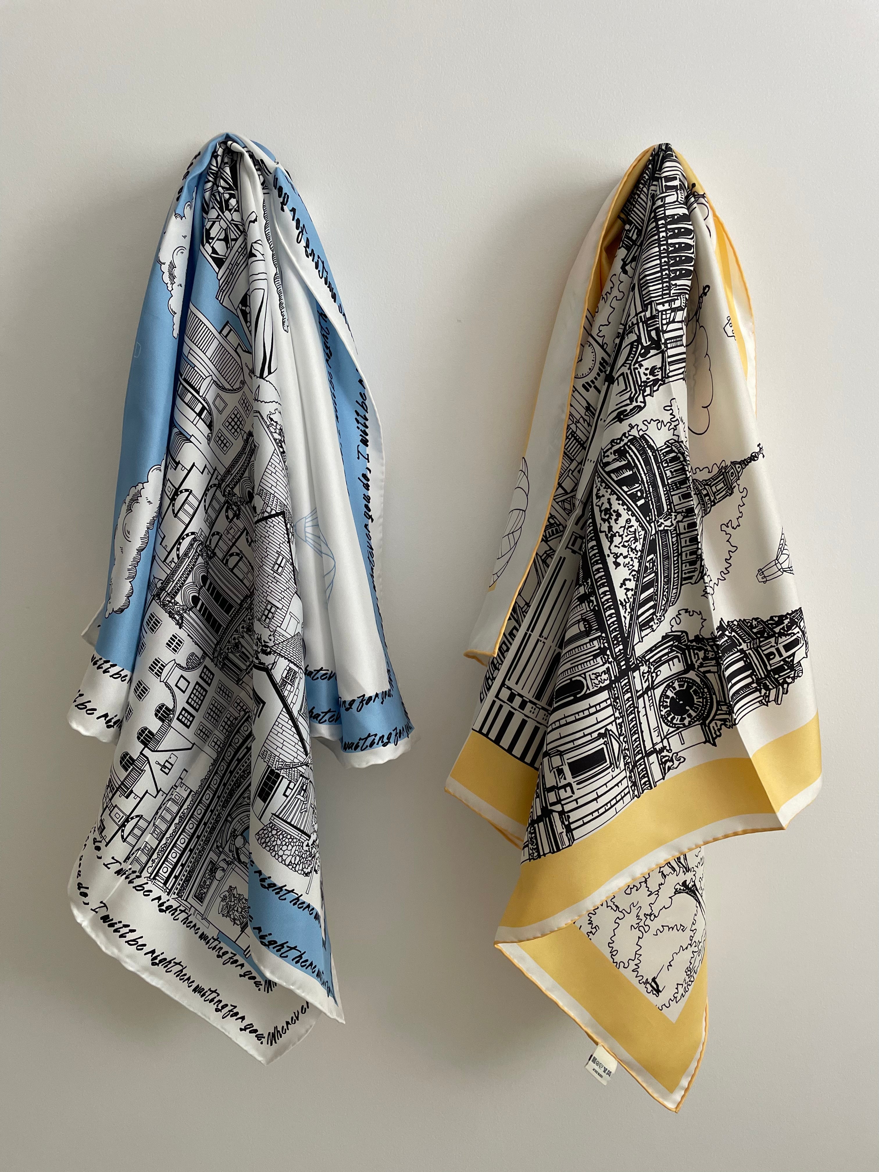london-luxe silk-scarf-hanged