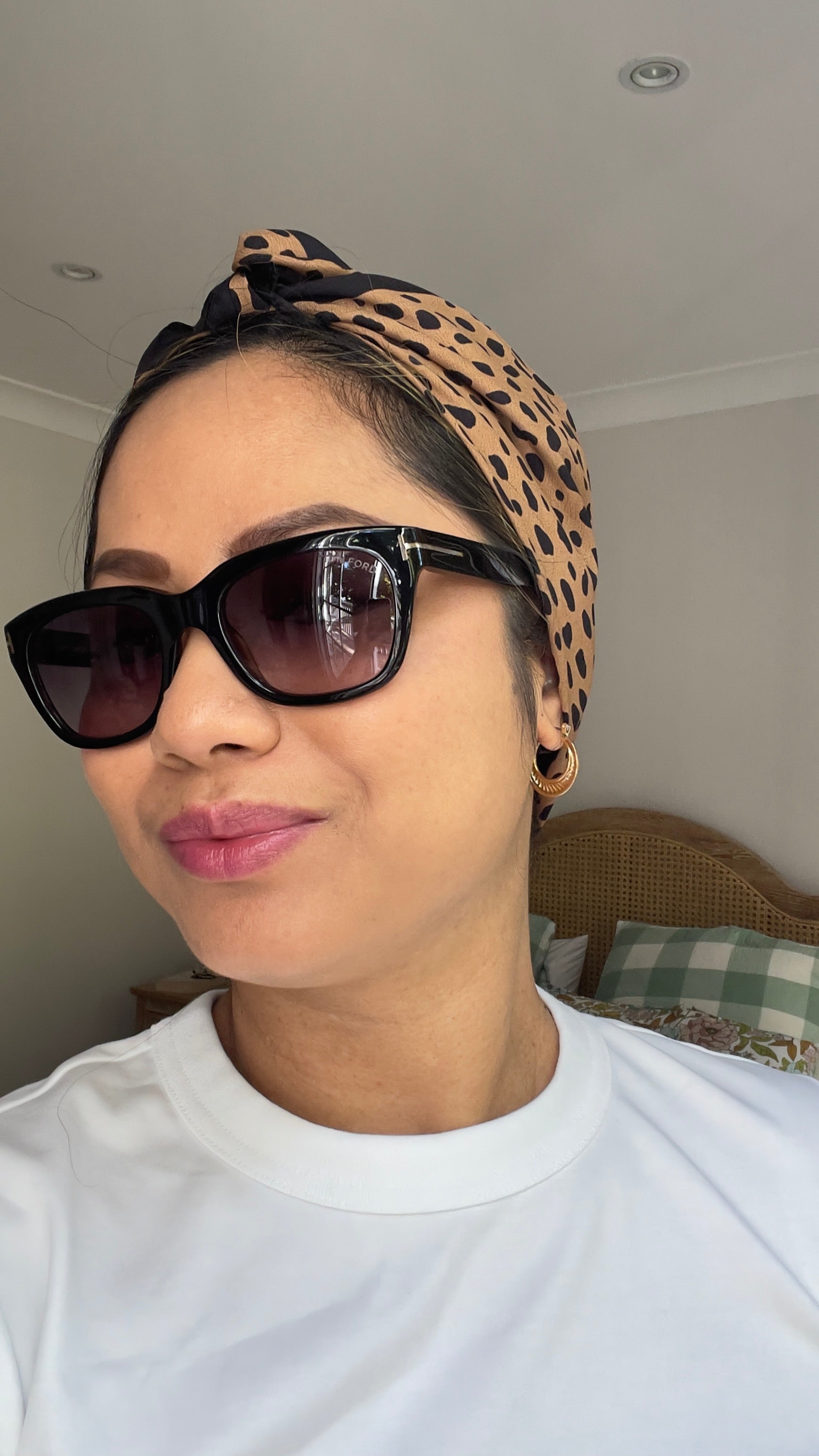 savanna noir silk scarf head wrap