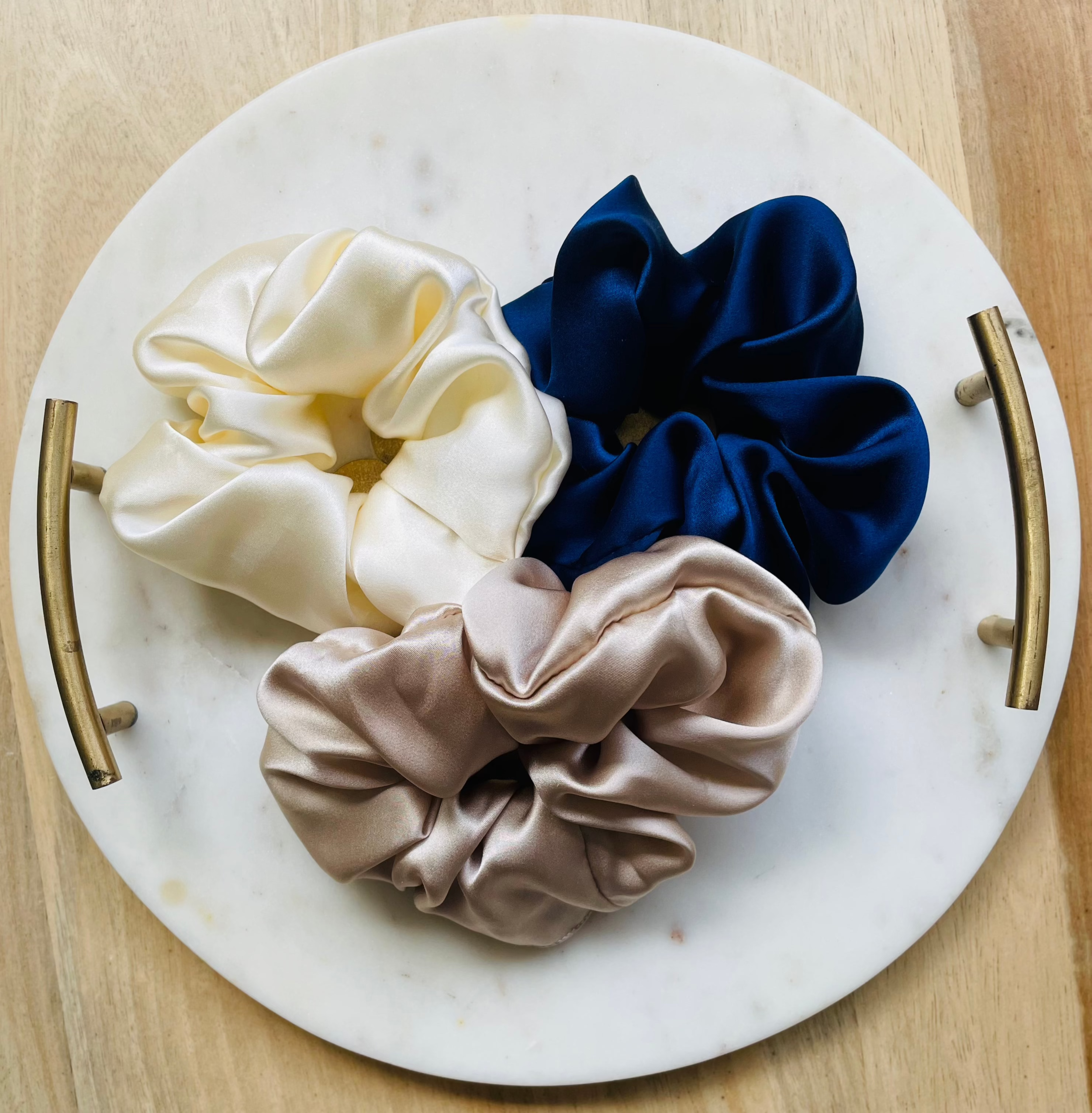 Silk Hair Scrunchies