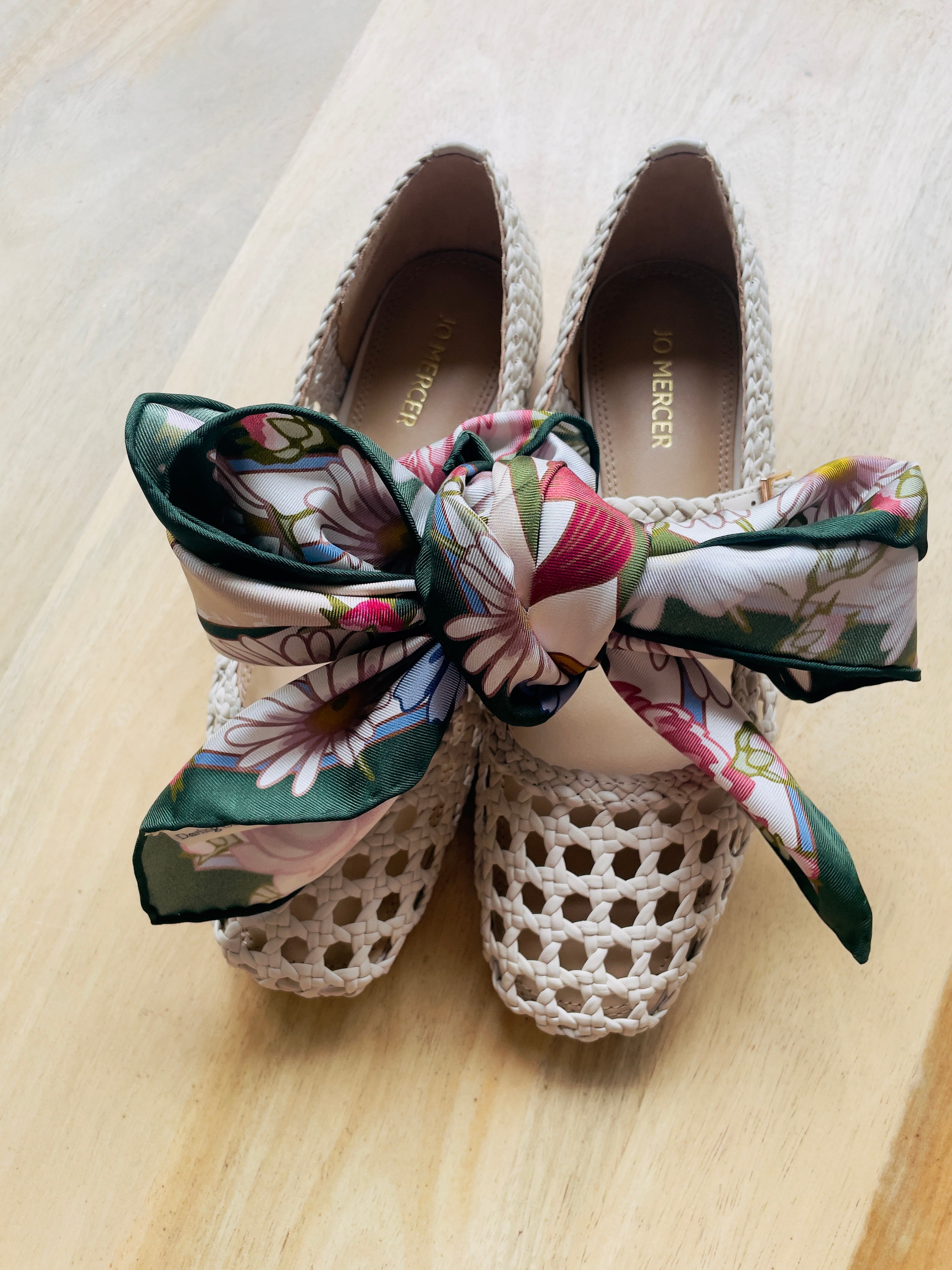 Catwalk Charm Silk Scarf Bow