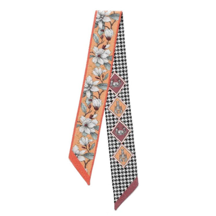 Magnolia Chic Silk Twilly Scarf Full Image